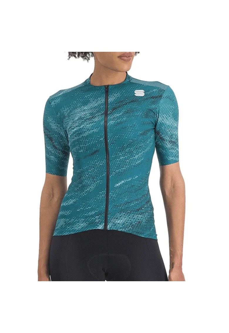 Tricou ciclism dama  Cliff Supergiara, Turcoaz