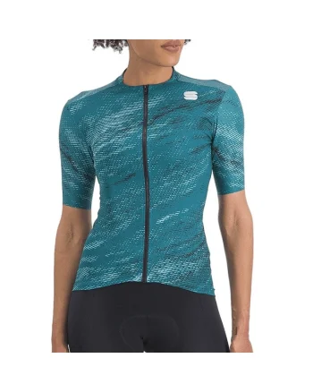 Tricou ciclism dama  Cliff Supergiara, Turcoaz