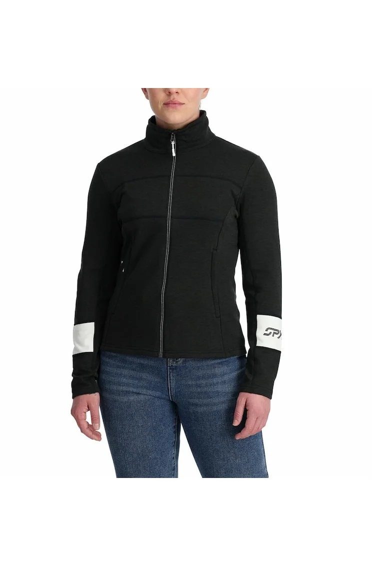 Fleece Schi Dama  Speed 2024, Alb/Negru