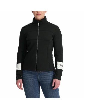 Fleece Schi Dama  Speed 2024, Alb/Negru
