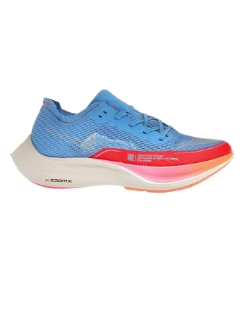 Pantofi alergare dama  ZoomX Vaporfly Next% 2 SS 2024, Rosu/Albastru deschis