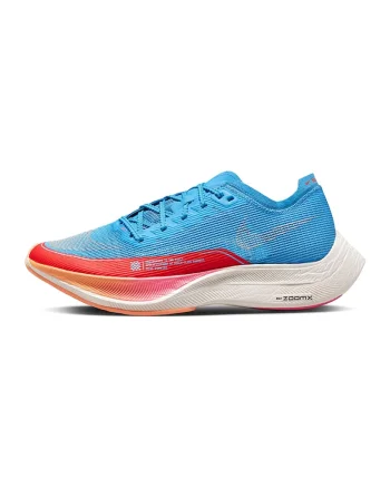 Pantofi pentru alergare Zoom X Vaporfly, Coral/Albastru glaciar