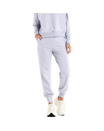 Pantaloni sport pentru dama,  Bumbac/Elastan, Gri