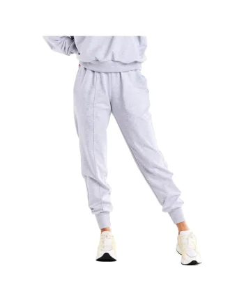 Pantaloni sport dama M317,  Bumbac/Elastan, Gri