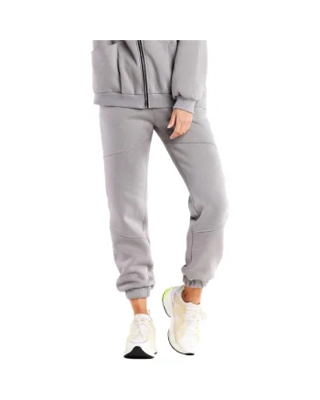 Pantaloni sport dama,  Bumbac/Elastan, Gri