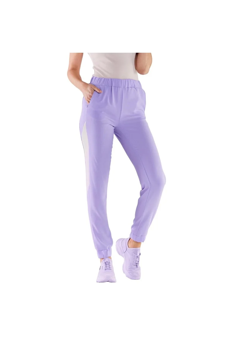 Pantaloni sport dama,  Poliester/Elastan, Violet