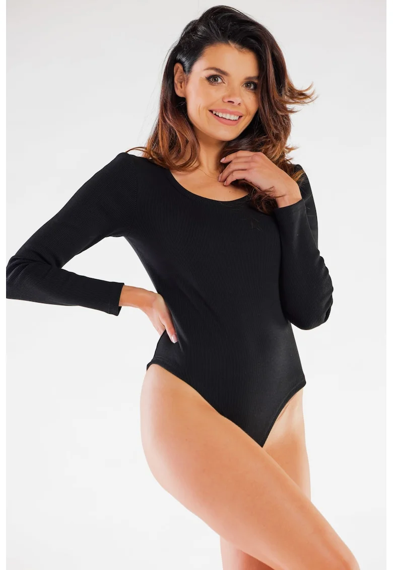 Bluza dama,  Bej - 54685, Negru