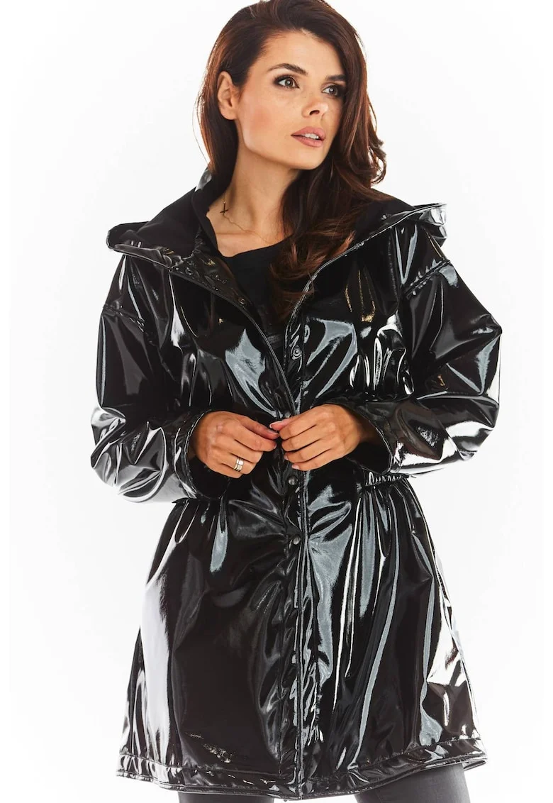 Geaca dama,  Poliester, Negru, S/M