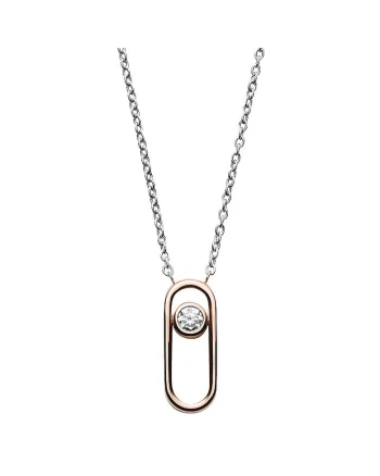 Colier  Elin SKJ1169998, Argintiu, Rose gold