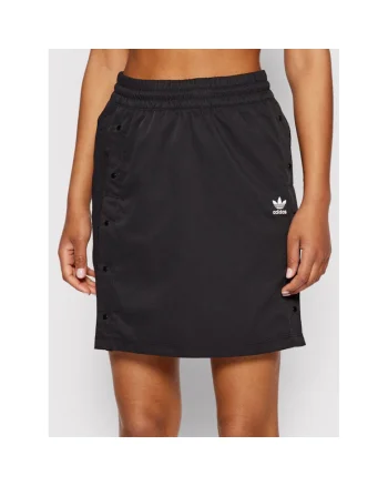 Fusta sport dama  trapezoidala, negru,