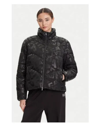 Geaca de iarna dama, Emporio Armani  neagra, poliamida