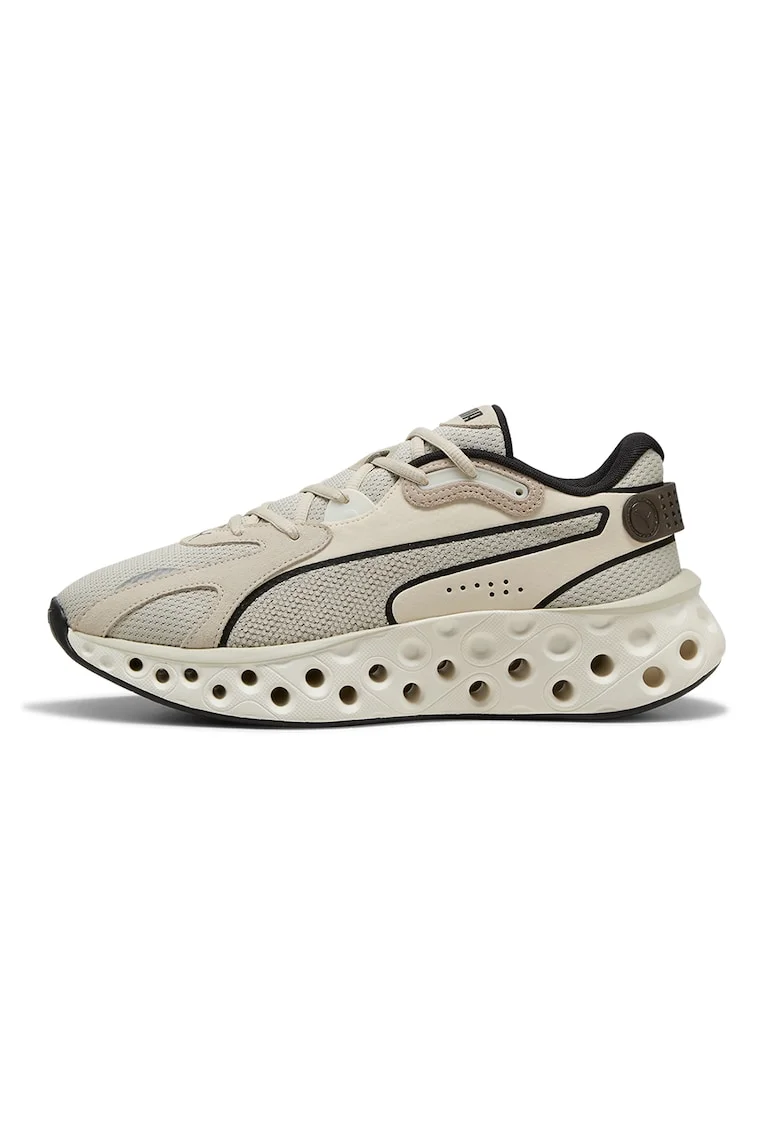 Pantofi Softride Frequence cu talpa masiva pentru alergare, Negru/Bej deschis