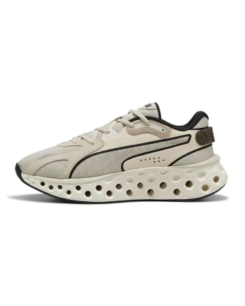 Pantofi Softride Frequence cu talpa masiva pentru alergare, Negru/Bej deschis