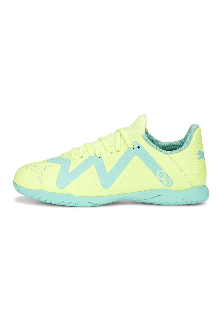 Pantofi pentru fotbal Future Play IT, Turcoaz/Verde lime