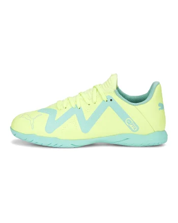 Pantofi pentru fotbal Future Play IT, Turcoaz/Verde lime