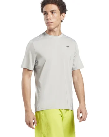 Tricou cu logo, pentru antrenament, Gri deschis