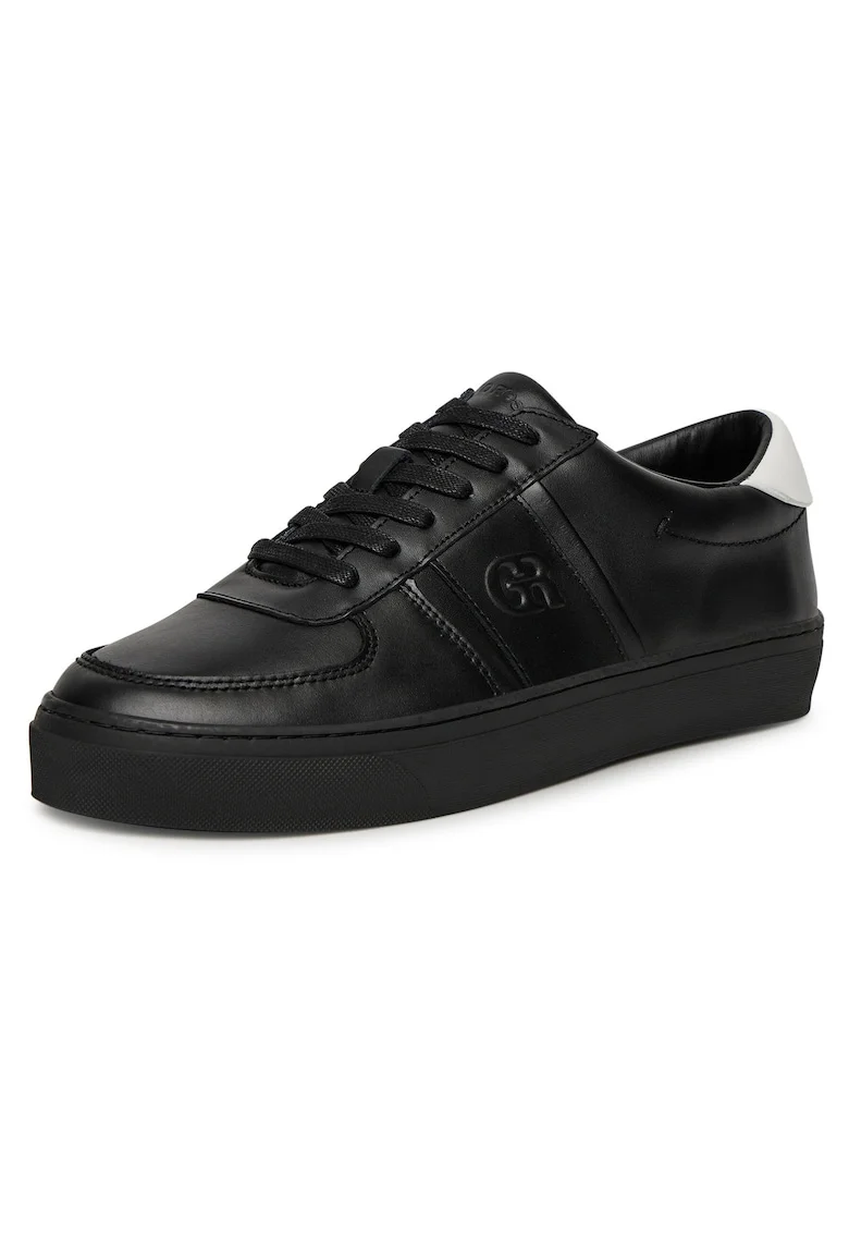 Pantofi barbati,  ENZO-01, piele naturala, negru,