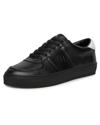 Pantofi barbati,  ENZO-01, piele naturala, negru,