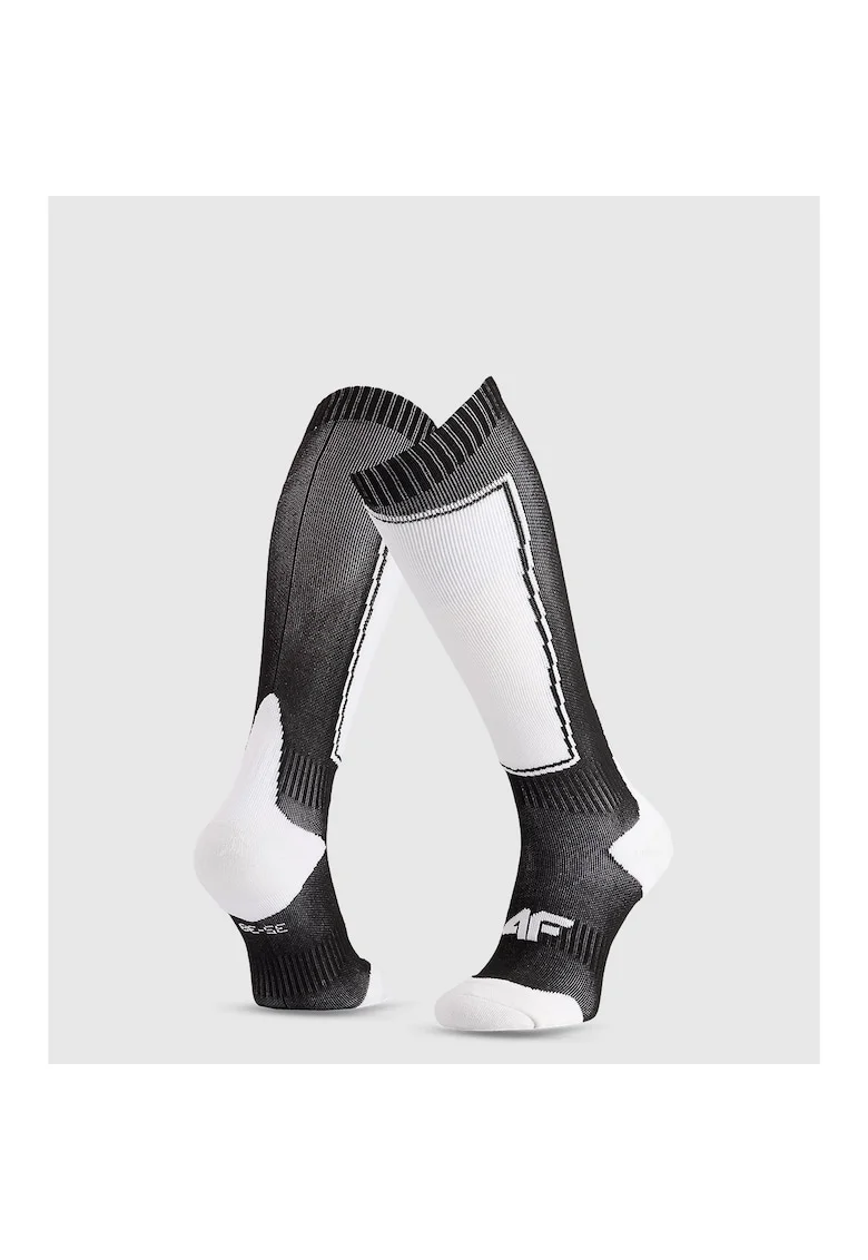 Sosete sport dama  narciarskie, 39-42, negru, tehnologie 4FWarm