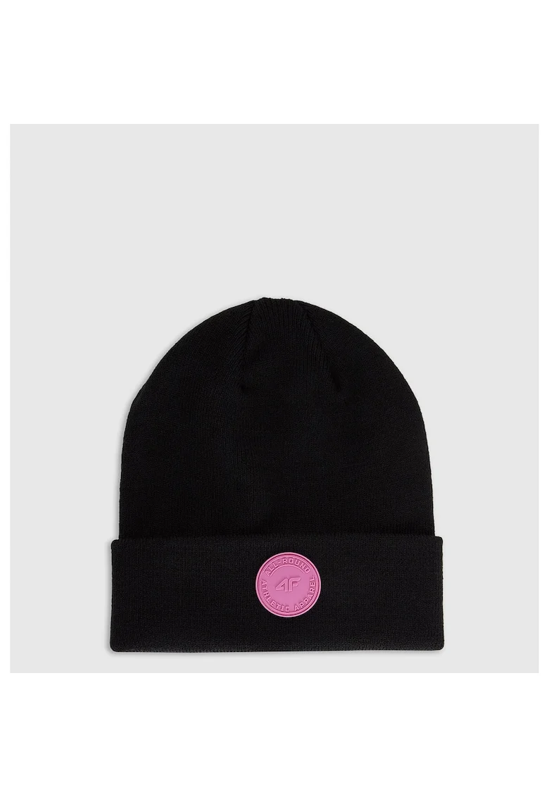 Caciula beanie copii,  neagra, marime universala, material sintetic