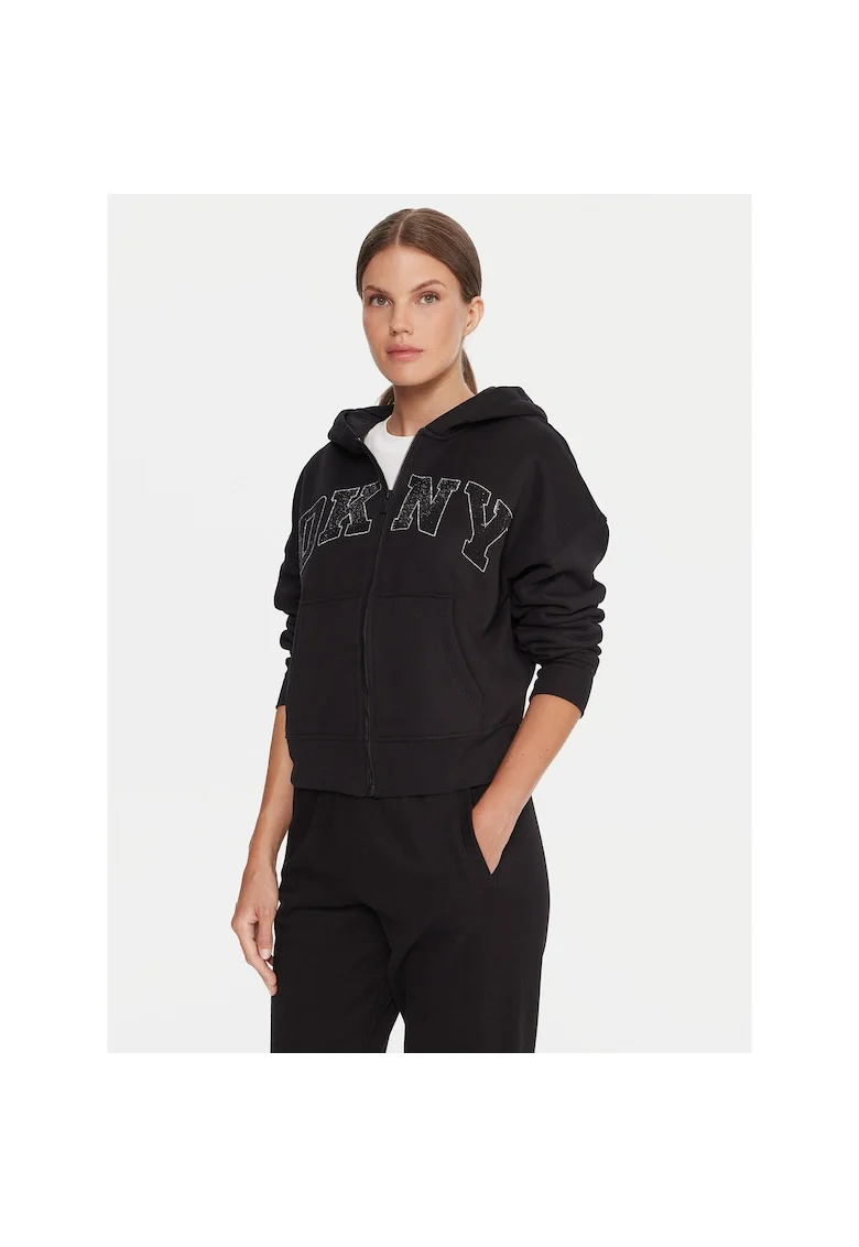 Hanorac sport dama,  negru,