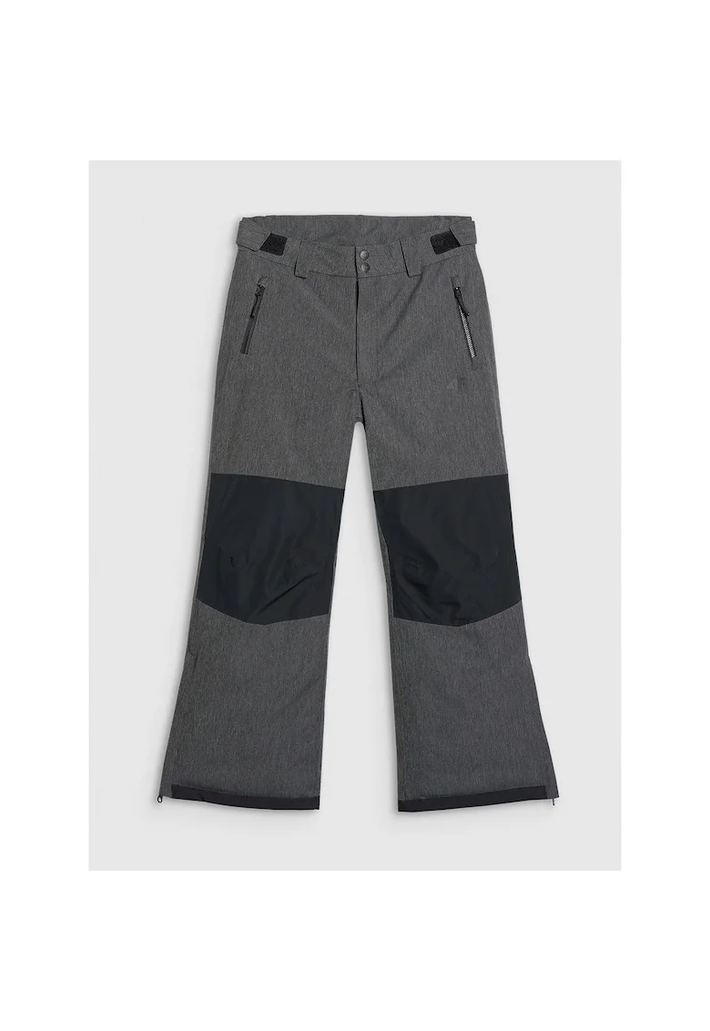 Pantaloni snowboard  membrana 10000, protectie, gri, poliester, junior