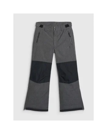 Pantaloni snowboard  membrana 10000, protectie, gri, poliester, junior