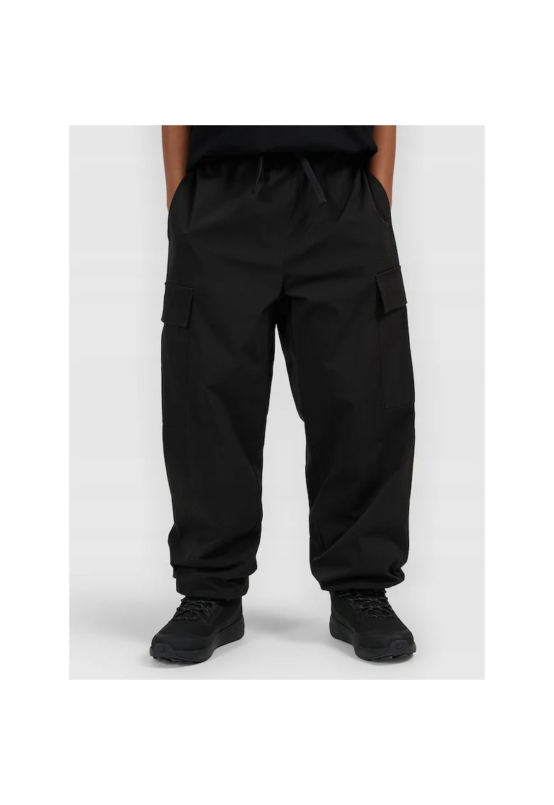 Pantaloni copii,  cargo, negri, confortabili, poliester,