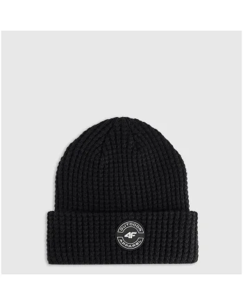 Caciula de iarna  pentru baieti, poliester, neagra, unisex,