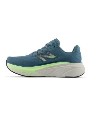 Pantofi More V6 pentru alergare, Verde lime/Albastru petrol
