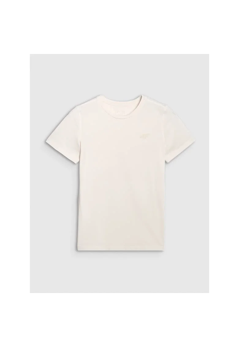 Tricou sport  antrenament, bej, poliester