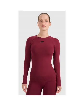Bluza sport dama,  termica, unisex, rosu, poliester,