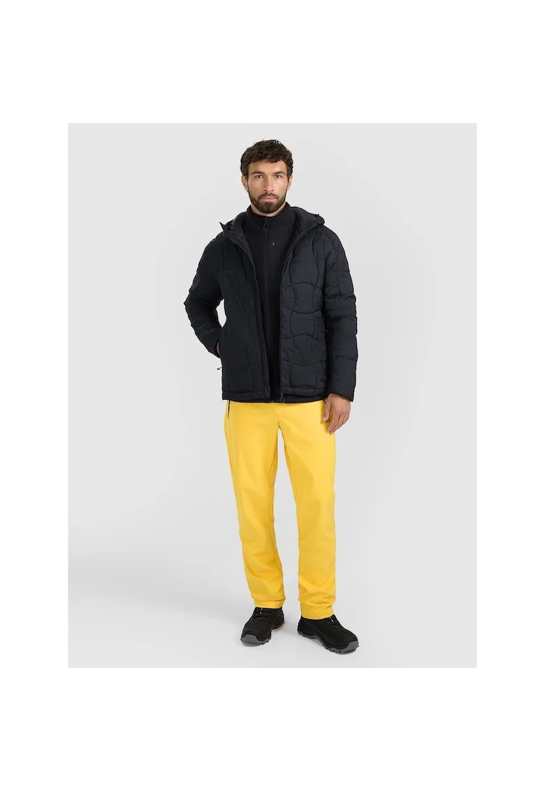 Pantaloni sport barbati,  trekking, galben, poliester,