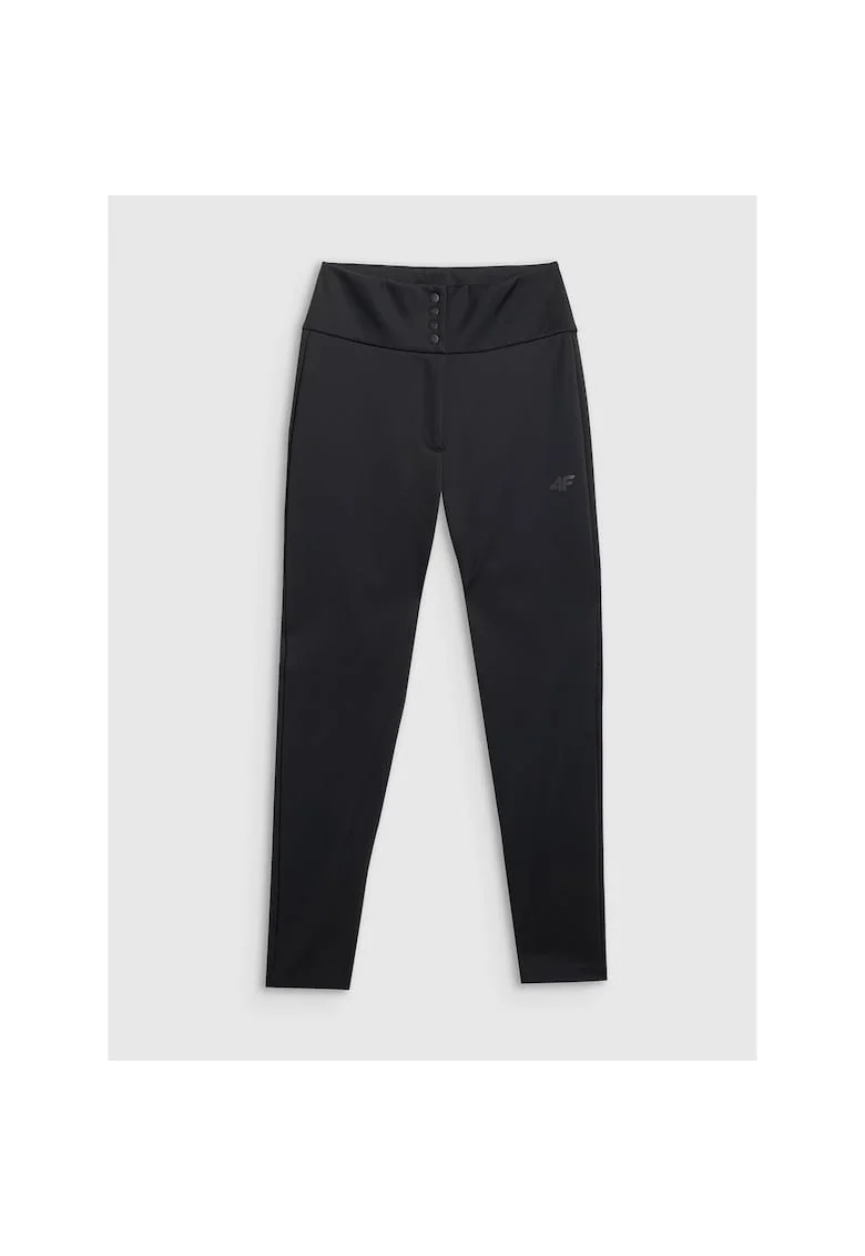 Pantaloni sport dama  schi, negru, poliester