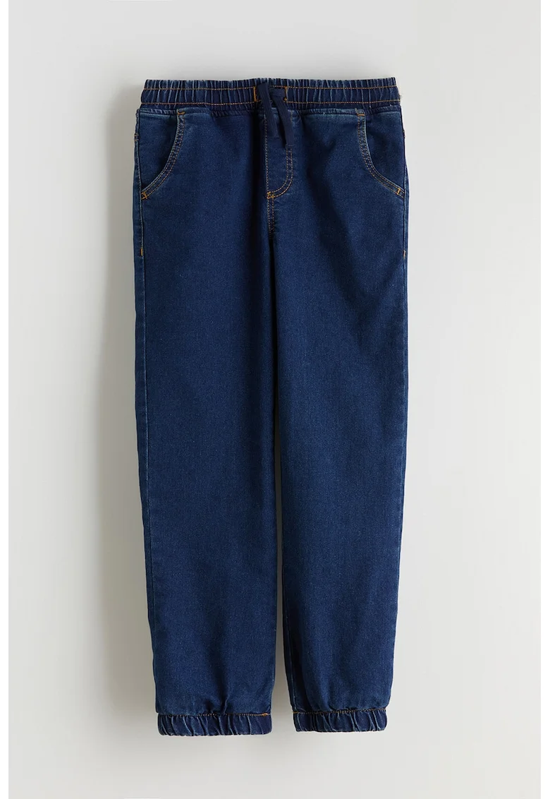 Blugi cu talie ajustabila, Albastru indigo