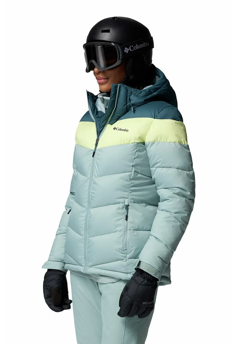 Jacheta cu gluga pentru schi Abbott Peak II, Albastru inchis/Galben pal/Albastru glaciar