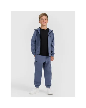 Pantaloni sport copii,  joggeri, talie ajustabila, 2 buzunare, bleumarin, poliester