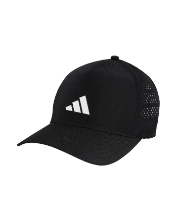 Sapca trucker ajustabila cu logo pentru fitness, Negru/Alb optic