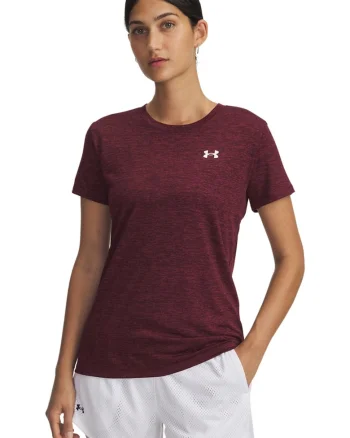 Tricou pentru antrenament Tech™ Twist, Visiniu
