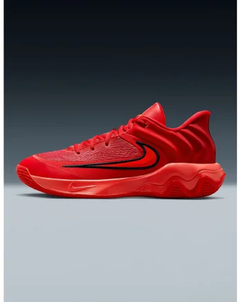 Pantofi Giannis Immortality 4 cu logo contrastant, pentru baschet, Rosu
