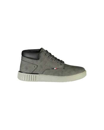 Bocanci sport barbati,  50% Poliester, 50% Poliuretan, Gri, PYRO001MCUY1, Gri