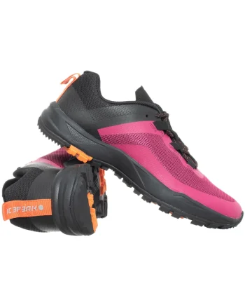 Pantofi sport dama,  AIGO LOW CUT, pruna, portocaliu, material sintetic, set original