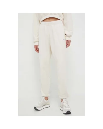 Pantaloni sport dama  CL RBK ND PANT HS0373, crem, bumbac, talie elastica, buzunare laterale