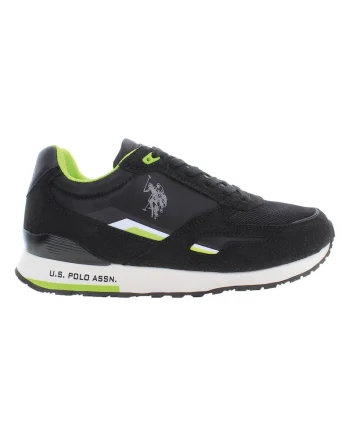 Pantofi sport barbati,  60% Poliester, 40% Poliuretan, Negru, TABRY003M3HT1, Negru