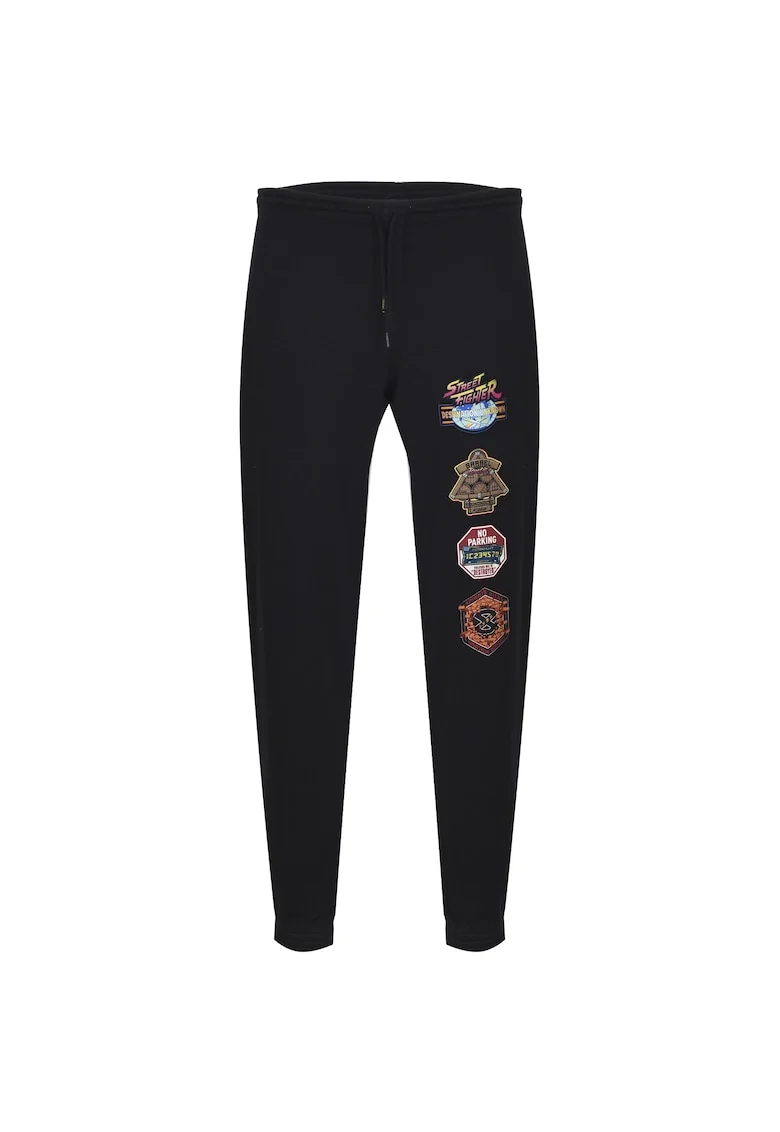 Pantaloni Sportivi Masculini JOGGER RBK Negru, 100% Bumbac, Negru
