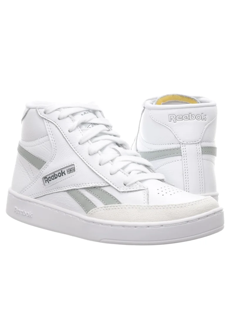 - CLUB C FORM HI - pantofi sport de dama din piele naturala Alb, Alb