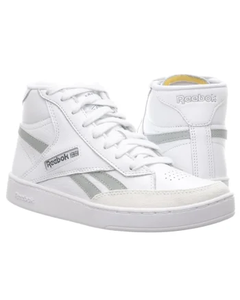 - CLUB C FORM HI - pantofi sport de dama din piele naturala Alb, Alb