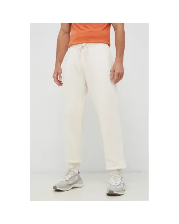 Pantaloni sport barbati HS9153,  Bumbac, Alb,