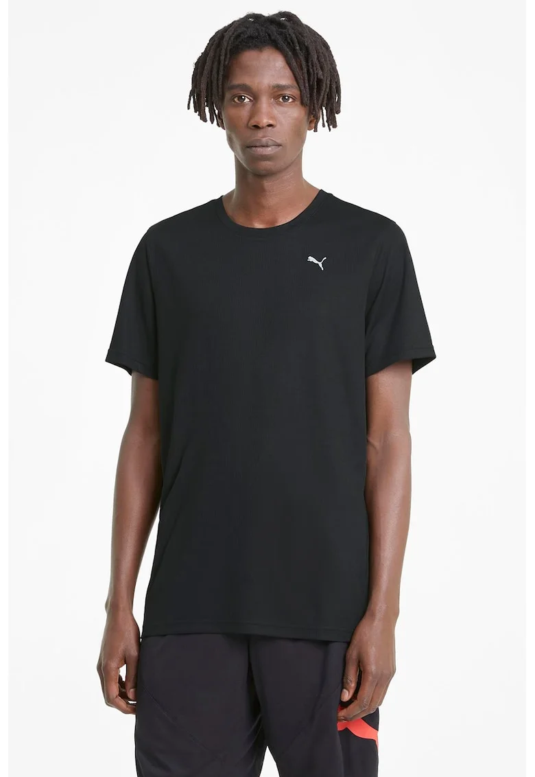 Tricou cu decolteu la baza gatului si tehnologie dryCELL, pentru fitness Performance, Negru