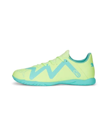 Pantofi pentru fotbal Future Play IT, Turcoaz/Verde lime